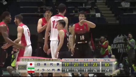 バスケ男子日本代表、強化試合でイランに８５－７４で勝利 ！ 167ｃｍ富樫が平均197ｃｍのイランかき回す